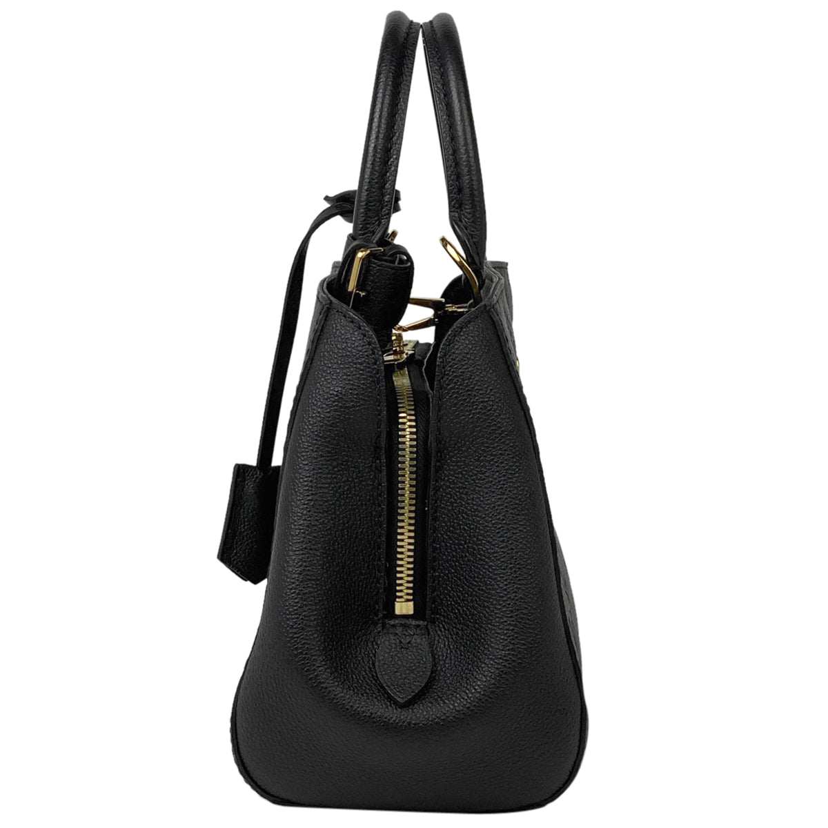Louis Vuitton Montaigne MM Shoulder Bag Implant Noir Black