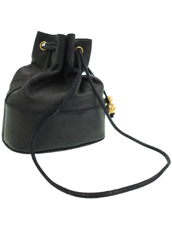 Chanel Coco Mark Drawstring Shoulder Bag