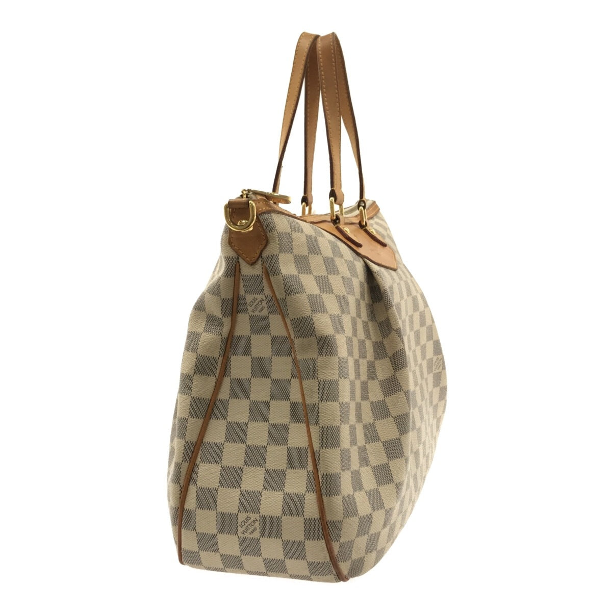 Louis Vuitton Siracusa GM Handbag Azur Damier Azur Canvas