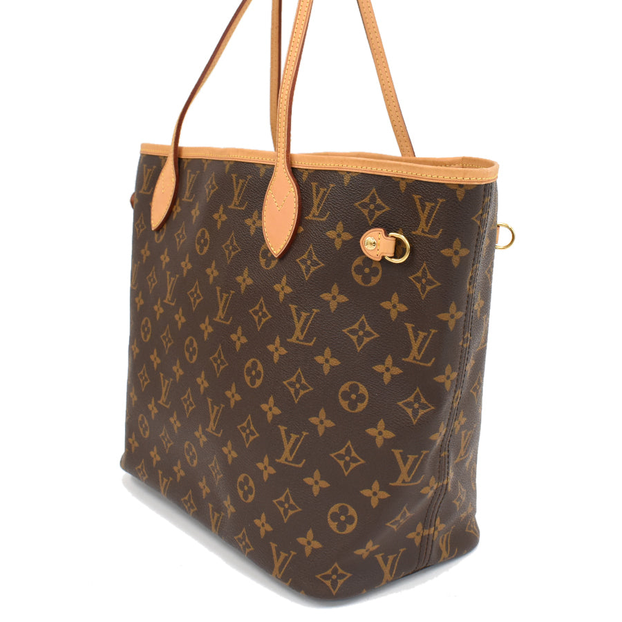 Louis Vuitton Neverfull MM Shoulder Bag Monogram Brown