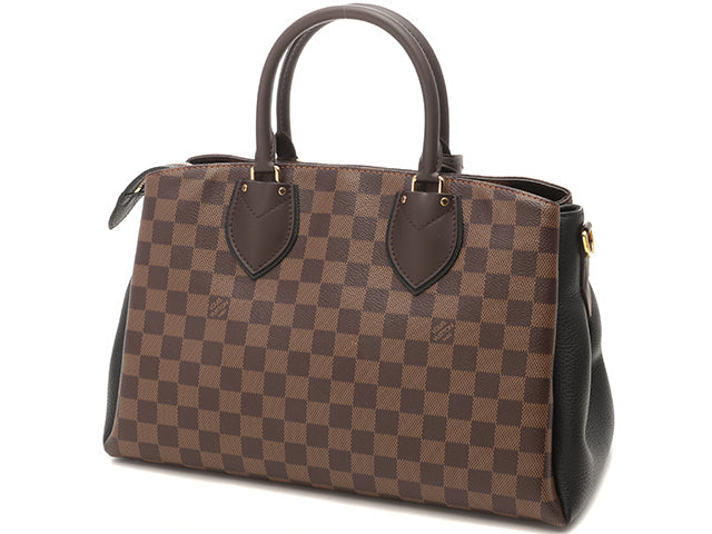 Louis Vuitton Normandy Handbag Damier Noir Black