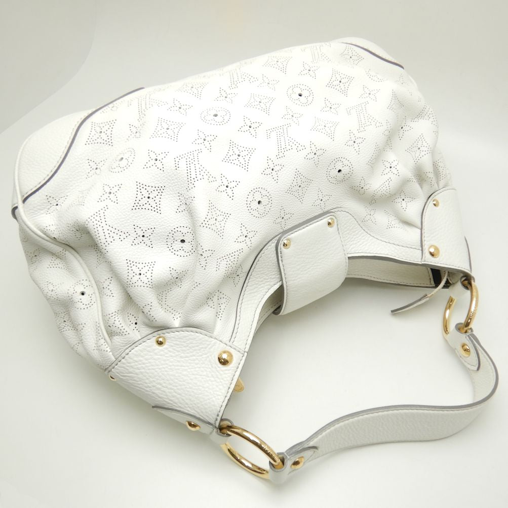 Louis Vuitton Mahina Solar PM Bron Shoulder Bag White