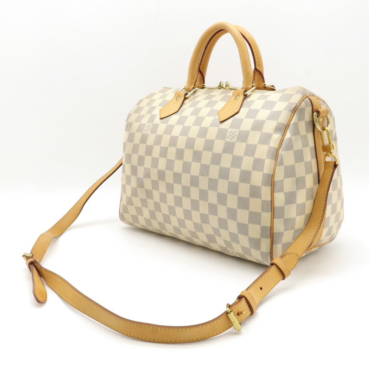 Louis Vuitton Damier Azur Speedy Bandouliere 30 Handbag 2way Shoulder Bag