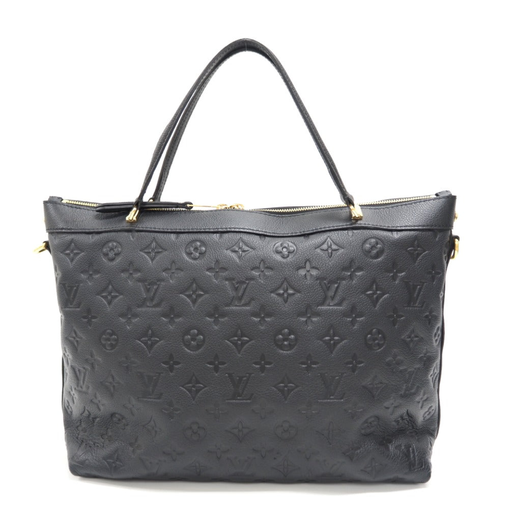Louis Vuitton Bastille MM 2WAY Shoulder Bag Monogram Implant Handbag