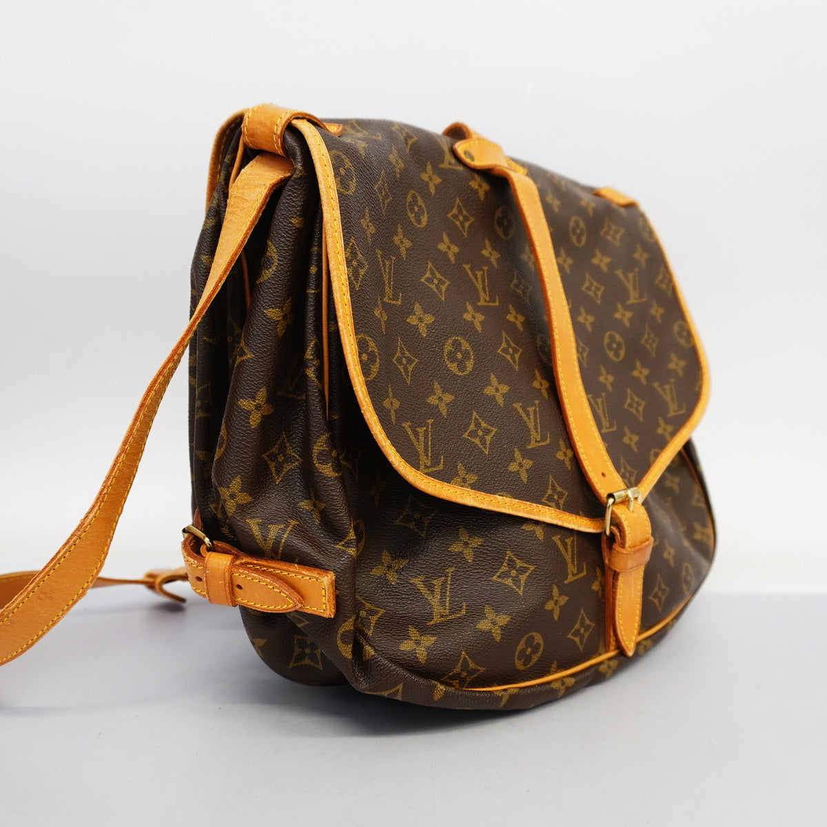 Louis Vuitton Shoulder Bag Monogram Saumur 35