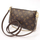 Louis Vuitton Pallas Clutch Monogram Shoulder Bag