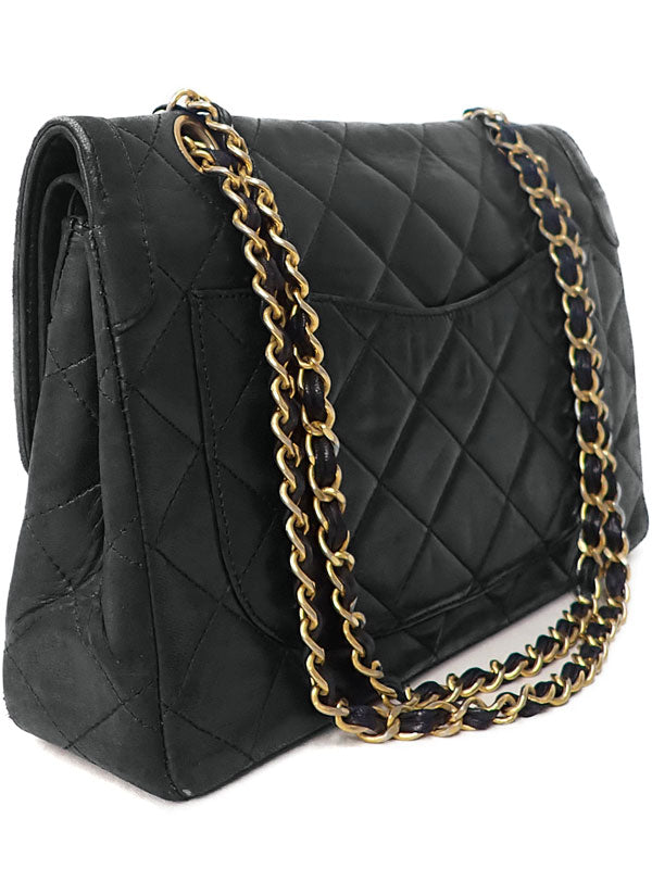 Chanel Matelasse Chain Shoulder Bag Black