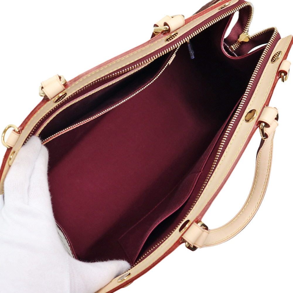 Louis Vuitton Blair MM Shoulder Bag Vernis Leather Rouge Fauvist Red
