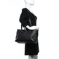 Calfskin Cerf Executive Shopper Tote Black