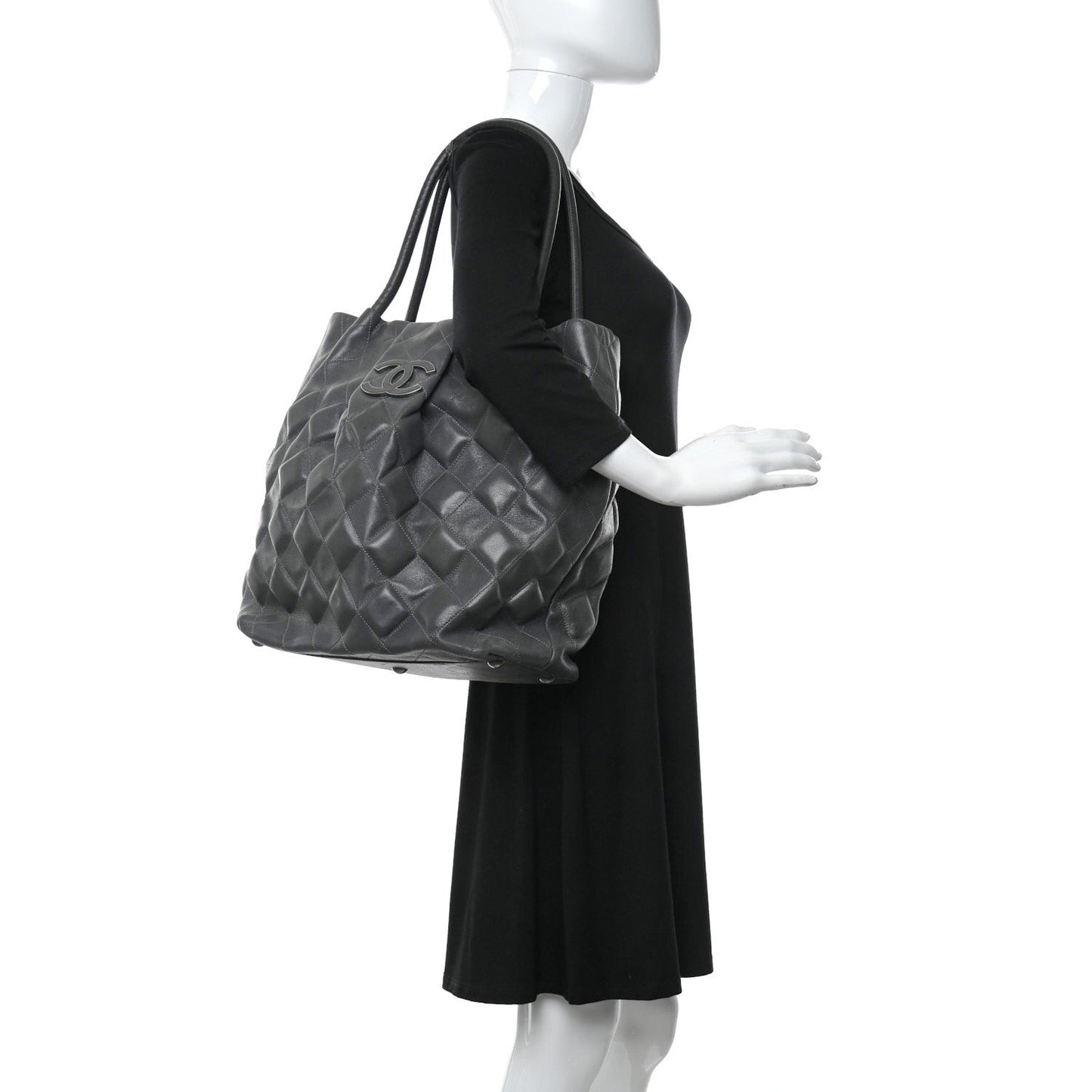 Calfskin Sloane Square Tote Grey
