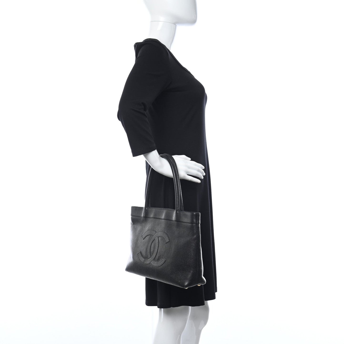Caviar CC Timeless Tote Black