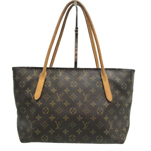Louis Vuitton Raspail PM Monogram Shoulder Bag Handbag Tote Bag Leather Brown