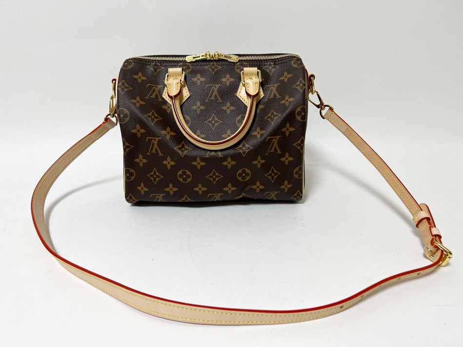 Louis Vuitton Monogram Speedy Bandouliere 25 Boston Bag