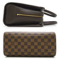 Louis Vuitton Damier Triana Ebene Handbag Brown