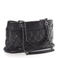 Calfskin Medium Stitch It Tote Black