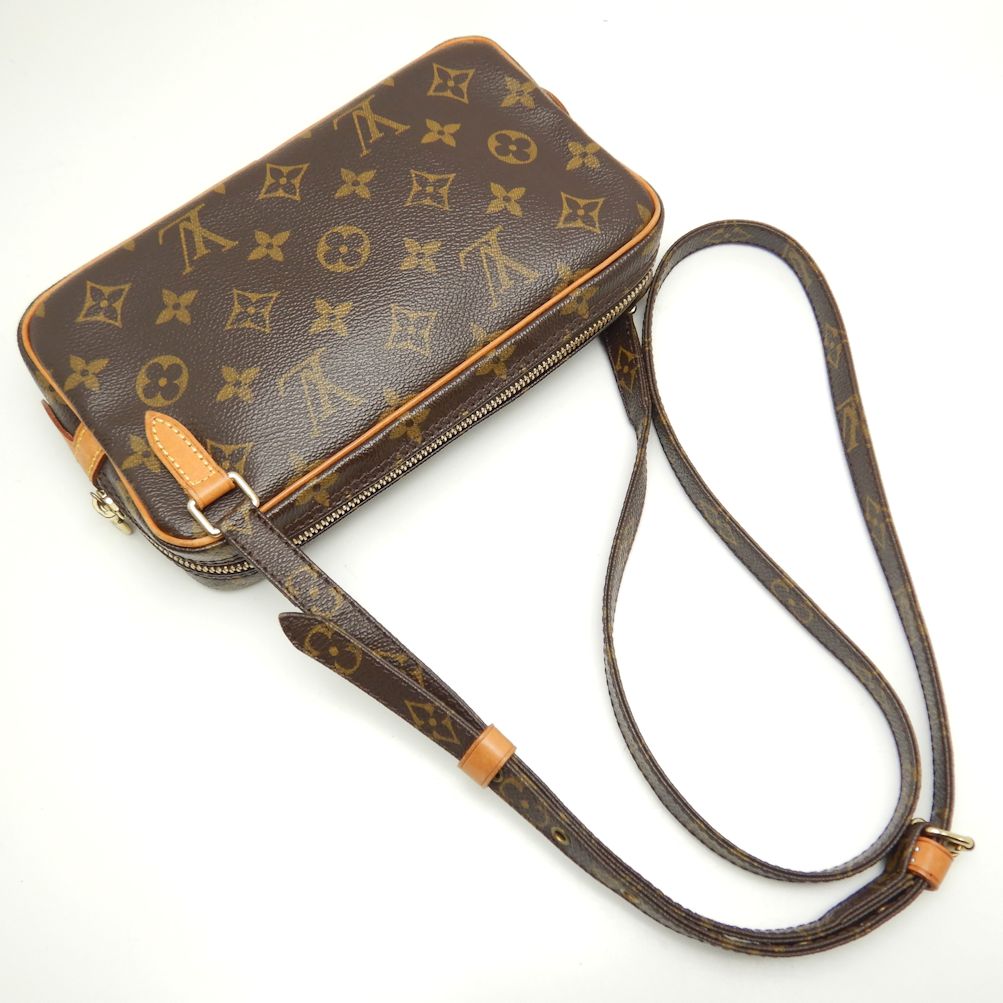 Louis Vuitton Monogram Pochette Marly Bandouliere Brown