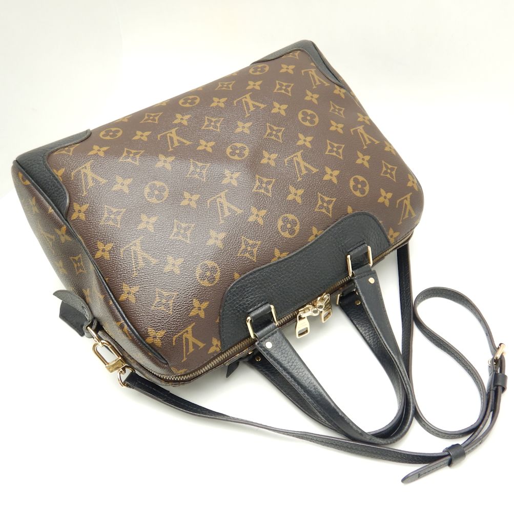 Louis Vuitton Monogram Retiro PM Noir 2WAY Bag Black