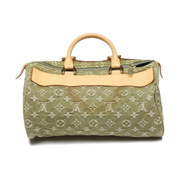Louis Vuitton Neo Speedy Monogram Denim Mini Boston Riken Handbag