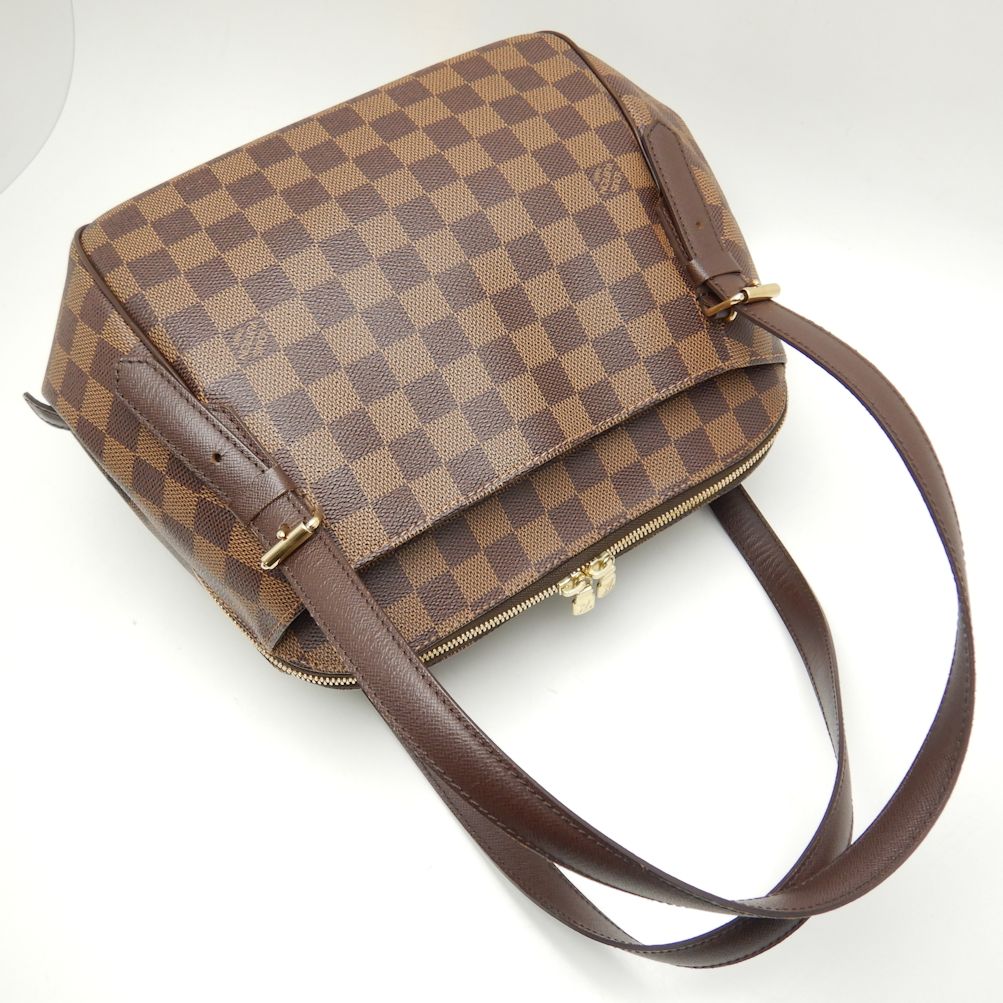 Louis Vuitton Damier Belem MM Ebene Shoulder Bag