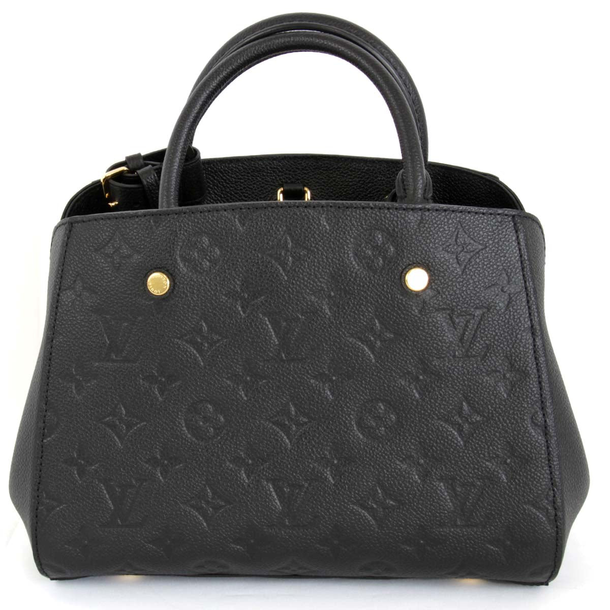 Louis Vuitton Montaigne BB Handbag Monogram Empreinte Noir