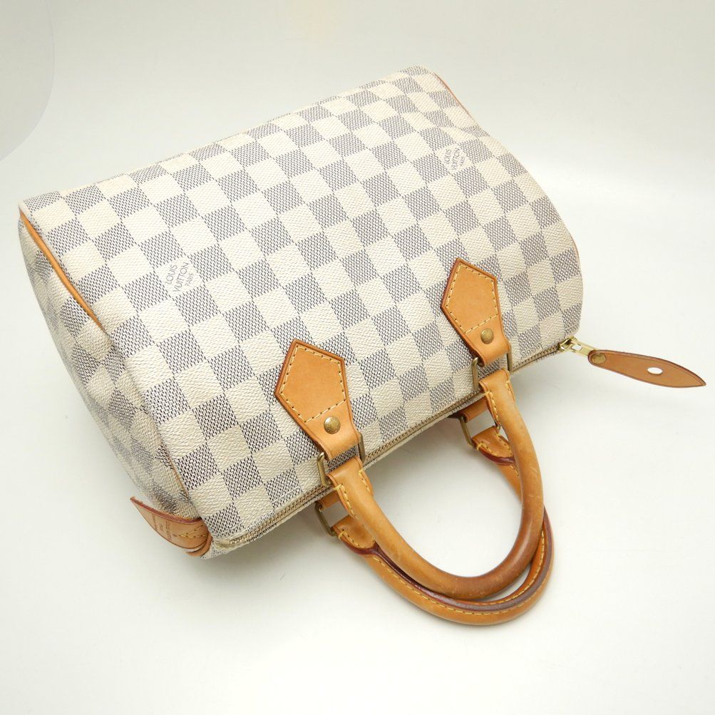 Louis Vuitton Damier Azur Speedy 25 Mini Boston Bag