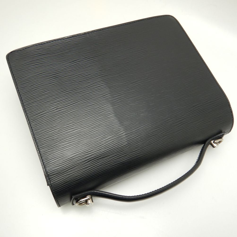 Louis Vuitton Epi Monceau Noir Handbag Black