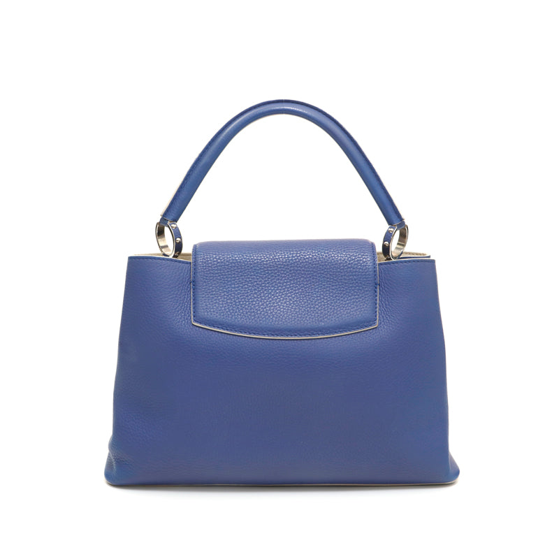 Louis Vuitton Capucines MM Handbag Light Blue