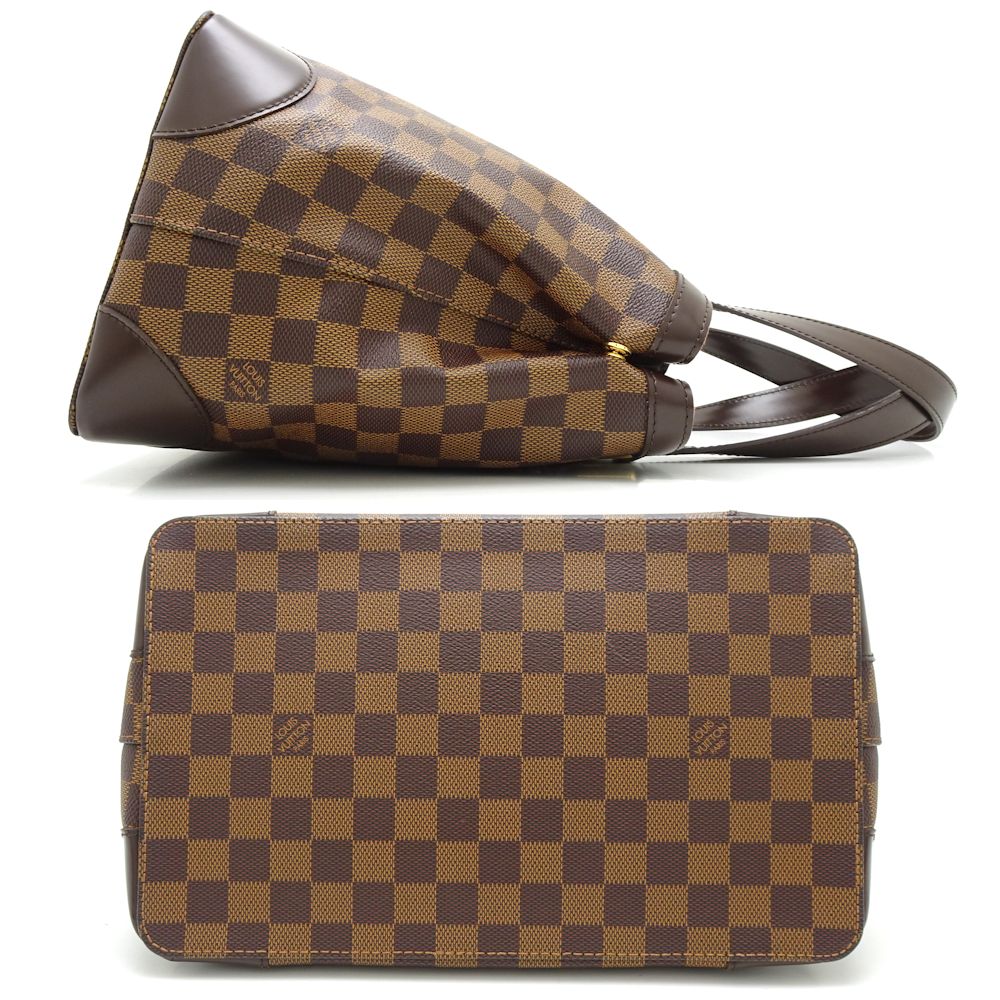 Louis Vuitton  Damier Hampstead PM Ebene Tote Bag Brown