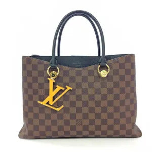 Louis Vuitton LV Riverside Damier Ebene Brown Black Shoulder Bag