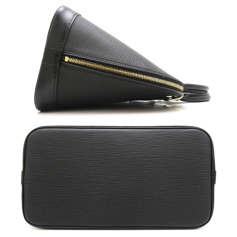 Louis Vuitton Epi Alma Noir Handbag Black
