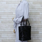Chanel Pm Cambon Tote Bag Lambskin Black