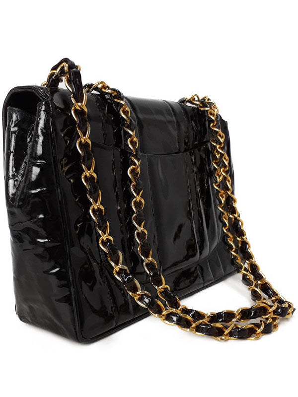 Chanel Mademoiselle Chain Shoulder Bag Black