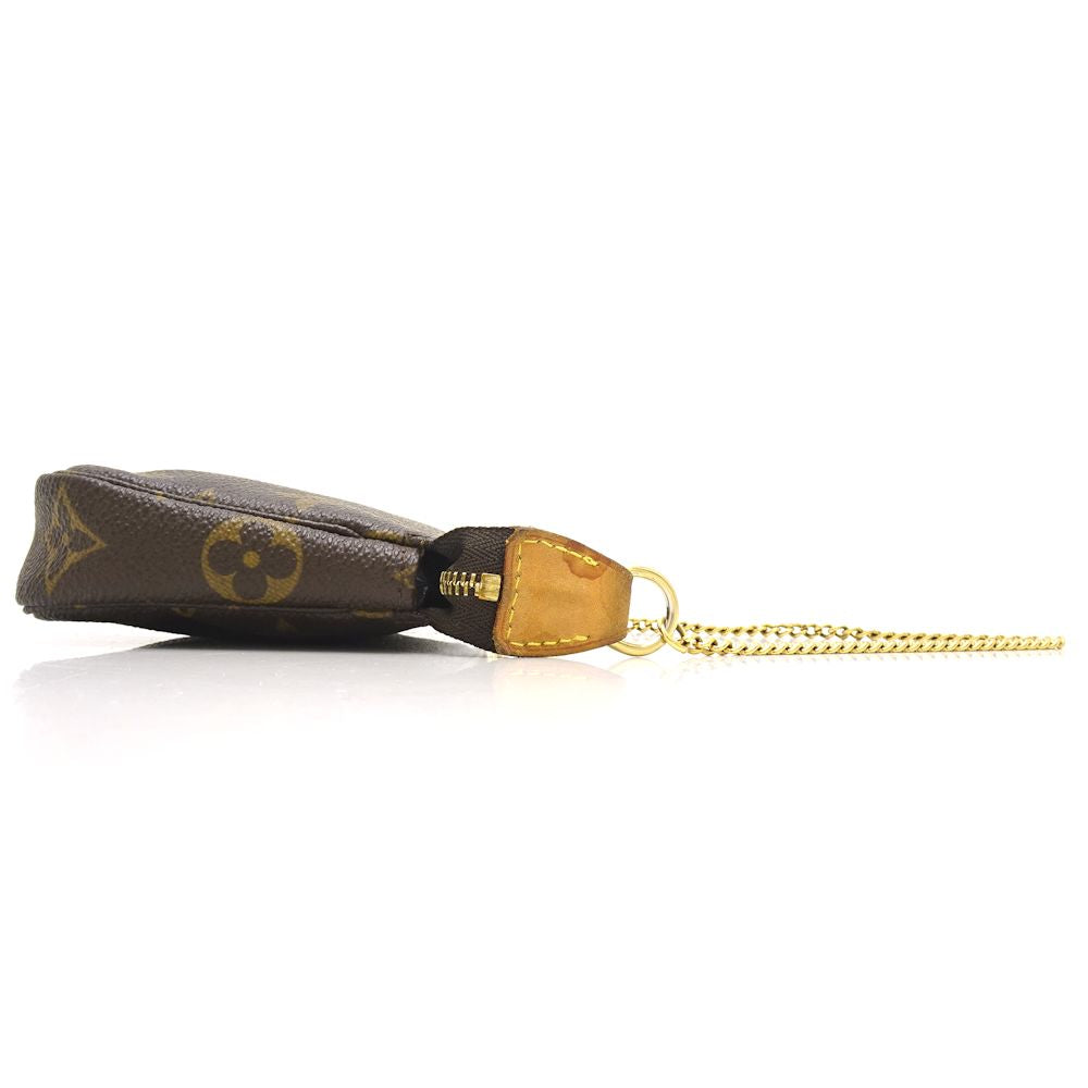 Louis Vuitton Monogram Mini Pochette Accessoire Brown