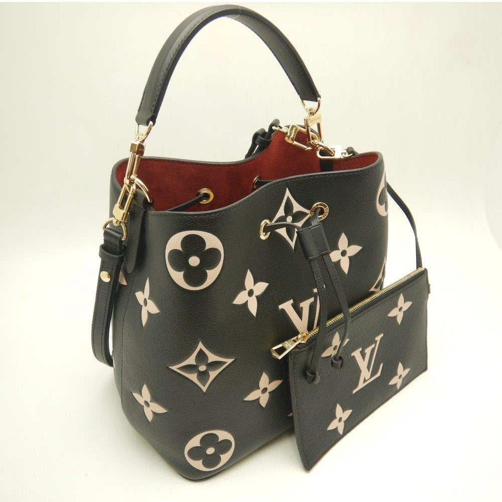 Louis Vuitton Emplant NeoNoe MM Black Beige 2WAY Bag