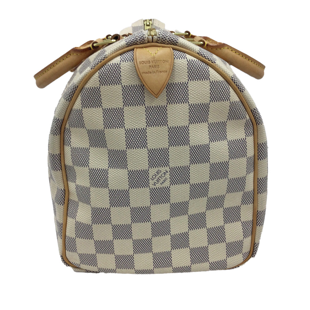 Louis Vuitton Speedy 30 Damier Azur Handbag