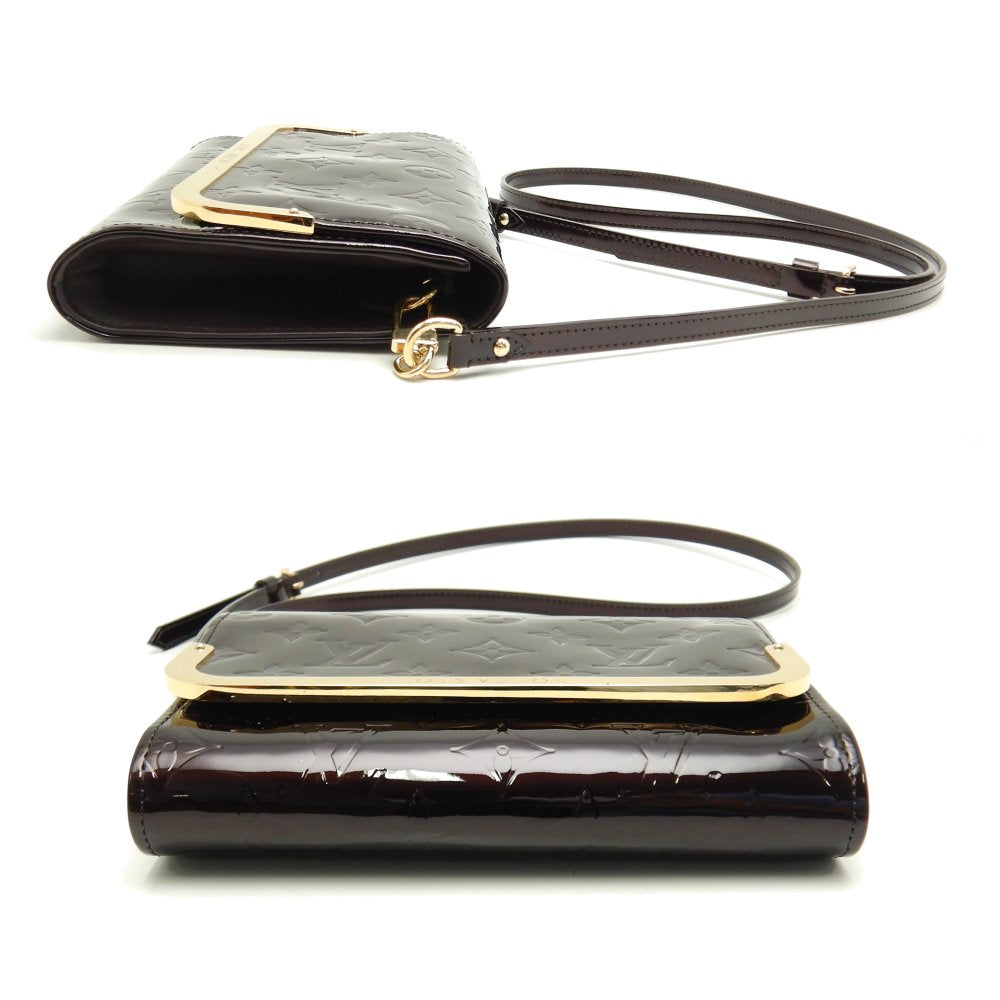 Louis Vuitton Vernis Rossmore PM Amaranto 2WAY Bag Clutch