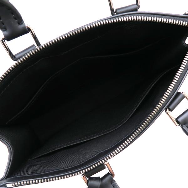 Louis Vuitton Eclipse Leather Sac Plat Shoulder Bag Black