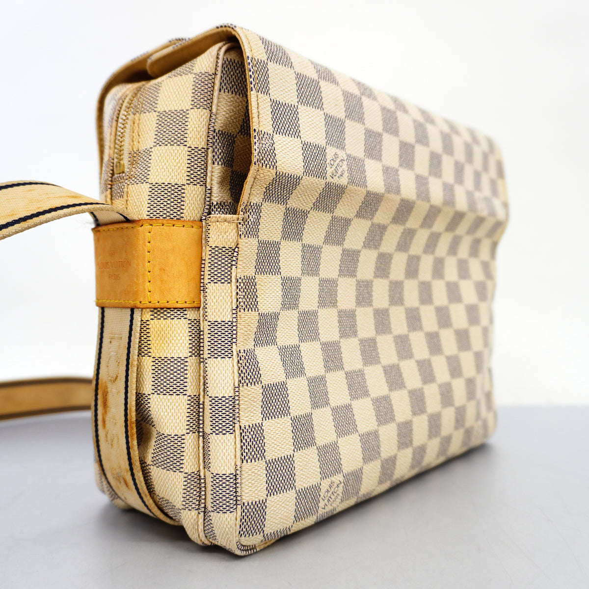 Louis Vuitton Shoulder Bag Damier Azur Naviglio