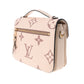 Louis Vuitton Monogram Emplant Pochette Metis MM Claim Bois De Rose