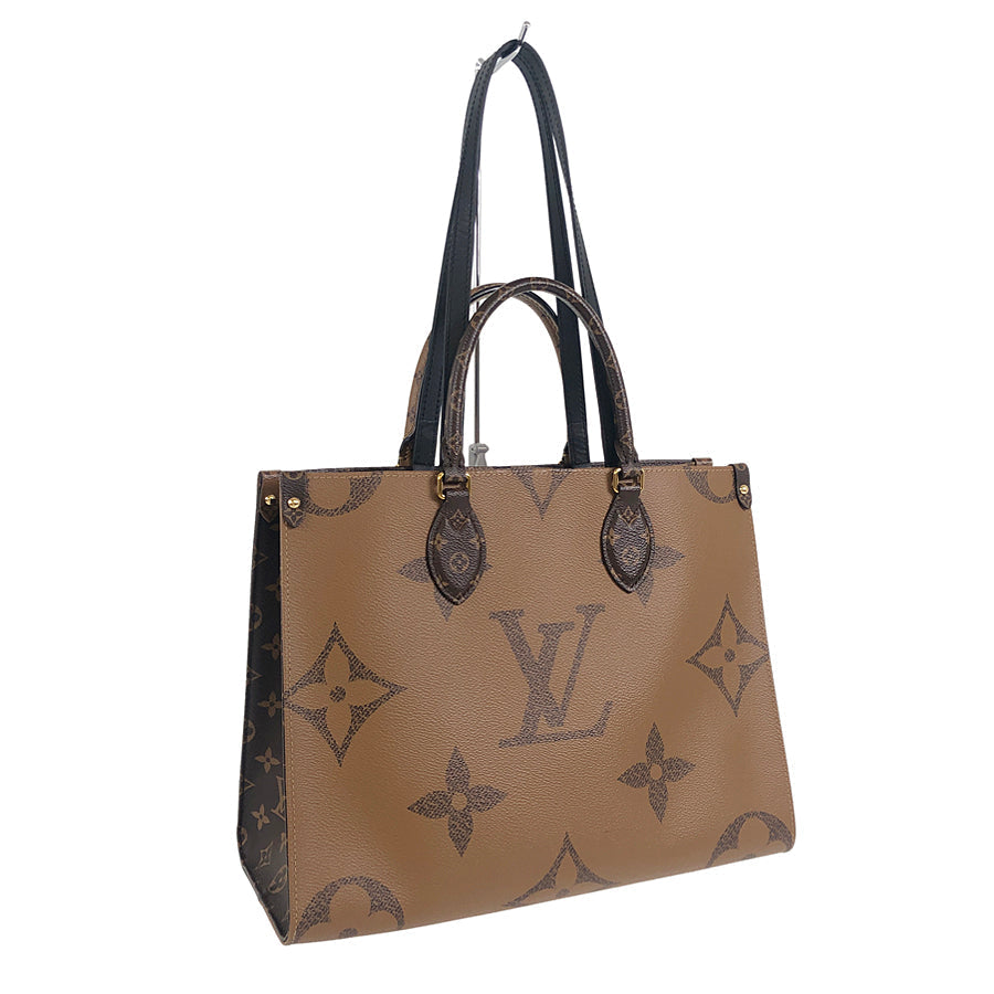 Louis Vuitton On The Go MM Tote Bag Monogram PVC Brown