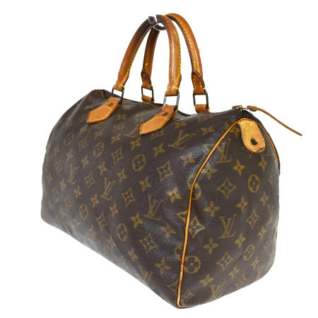 Louis Vuitton Speedy 30 Handbag Mini Boston Monogram Leather