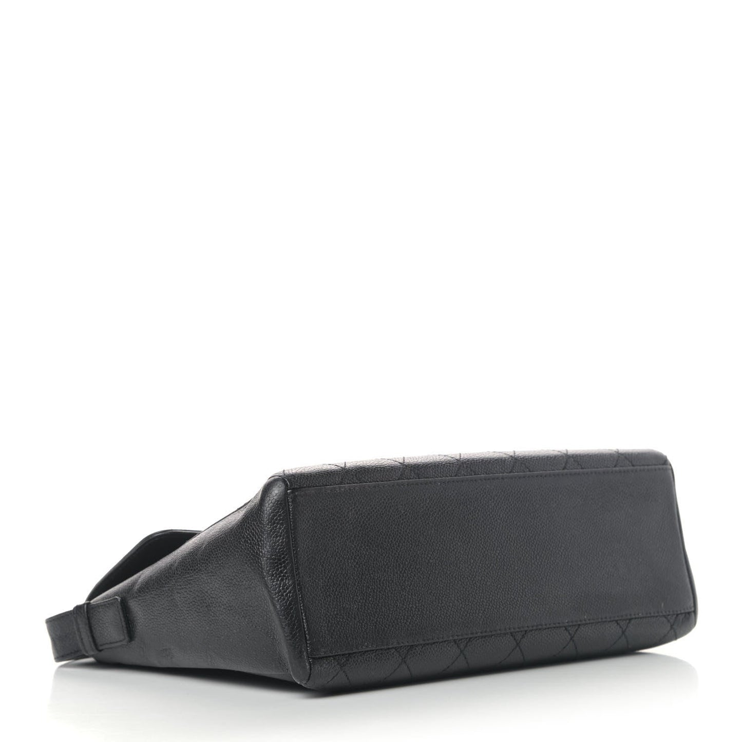 Caviar Diamond Stitched Shoulder Bag Black