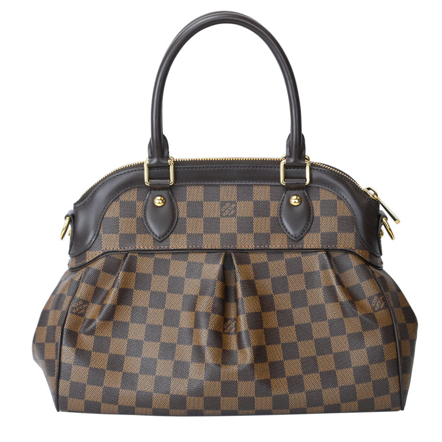 Louis Vuitton Trevi PM Damier Ebene 2 Way Handbag Shoulder Bag