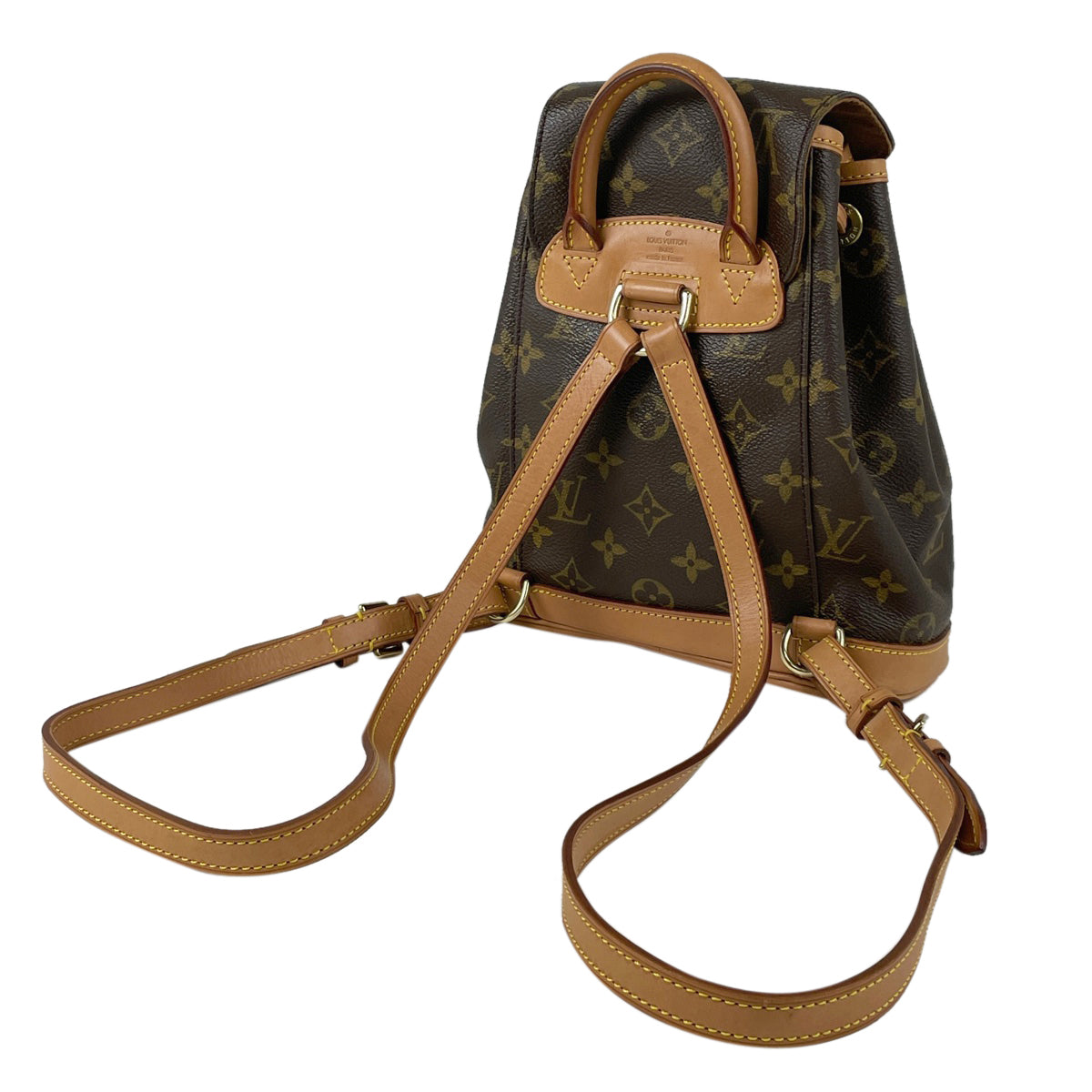 Louis Vuitton Montsouris Backpack Daypack Rucksack Monogram Brown