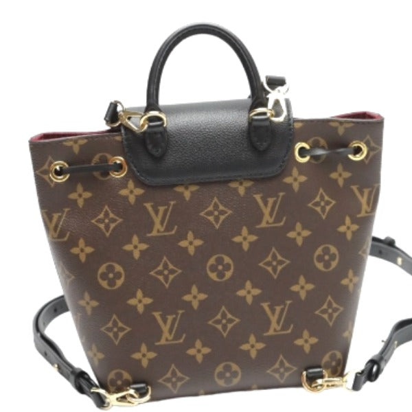 Louis Vuitton Backpack Daypack Monogram Canvas Brown