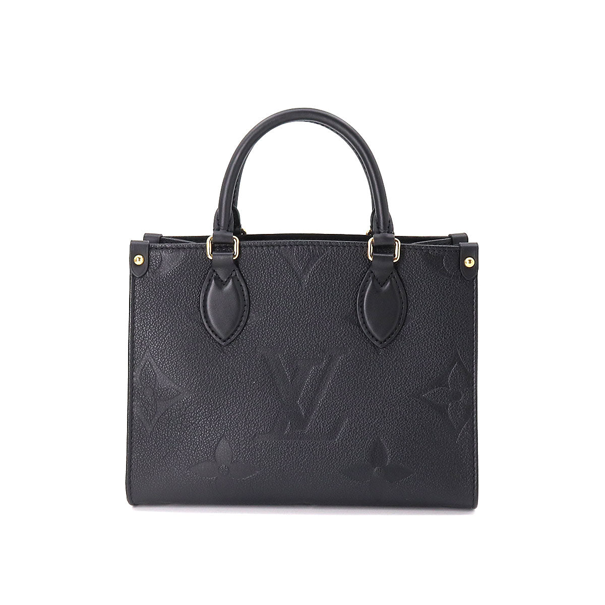 Louis Vuitton Monogram Emplant Onthego PM 2 Way Tote Shoulder Bag Noir