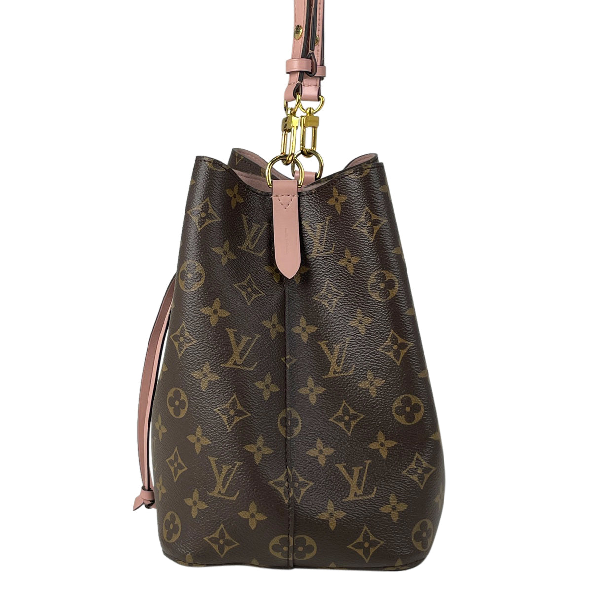 Louis Vuitton Crossbody Drawstring Shoulder Bag Monogram