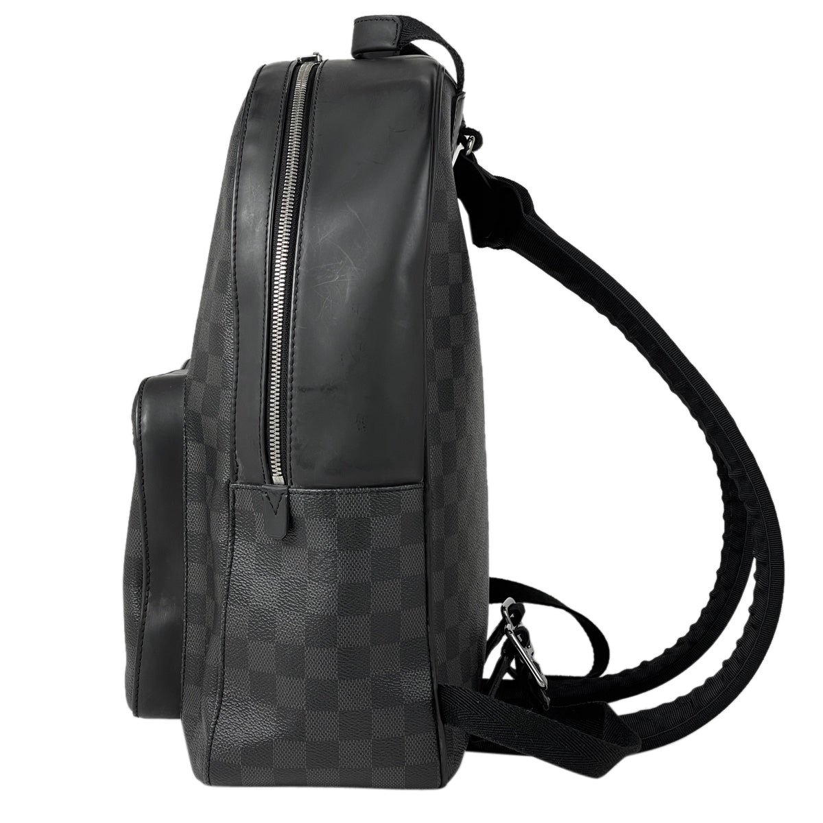 Louis Vuitton Josh Backpack Daypack Rucksack Damier Graphite Black