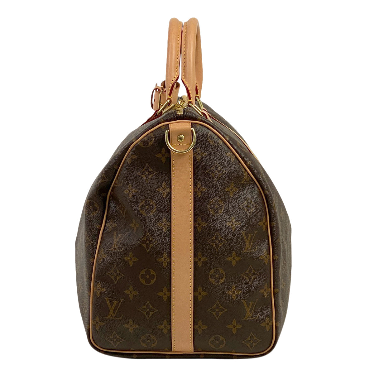 Louis Vuitton Keepall Bandouliere Boston Bag Monogram Brown