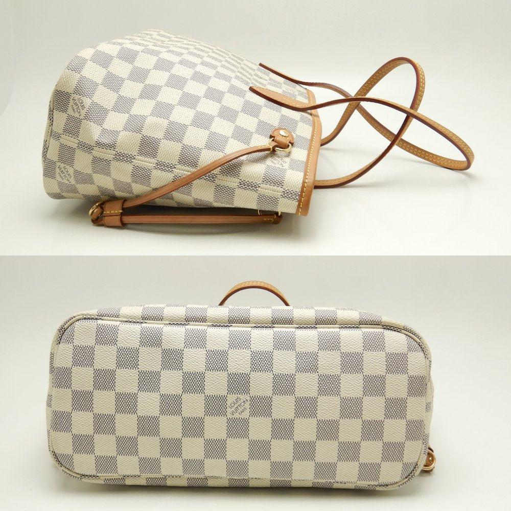 Louis Vuitton Damier Azur Neverfull PM Tote Bag